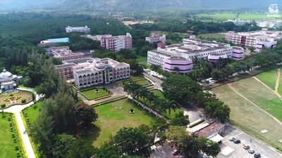 Karunya University campus aerial view